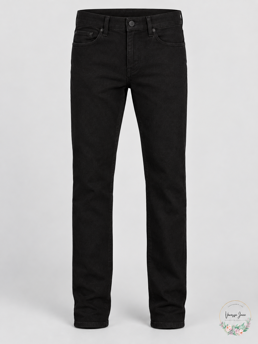 Buffalo David Bitton Men's Evan-X Black Slim-Straight Stretch Jeans — stock photo