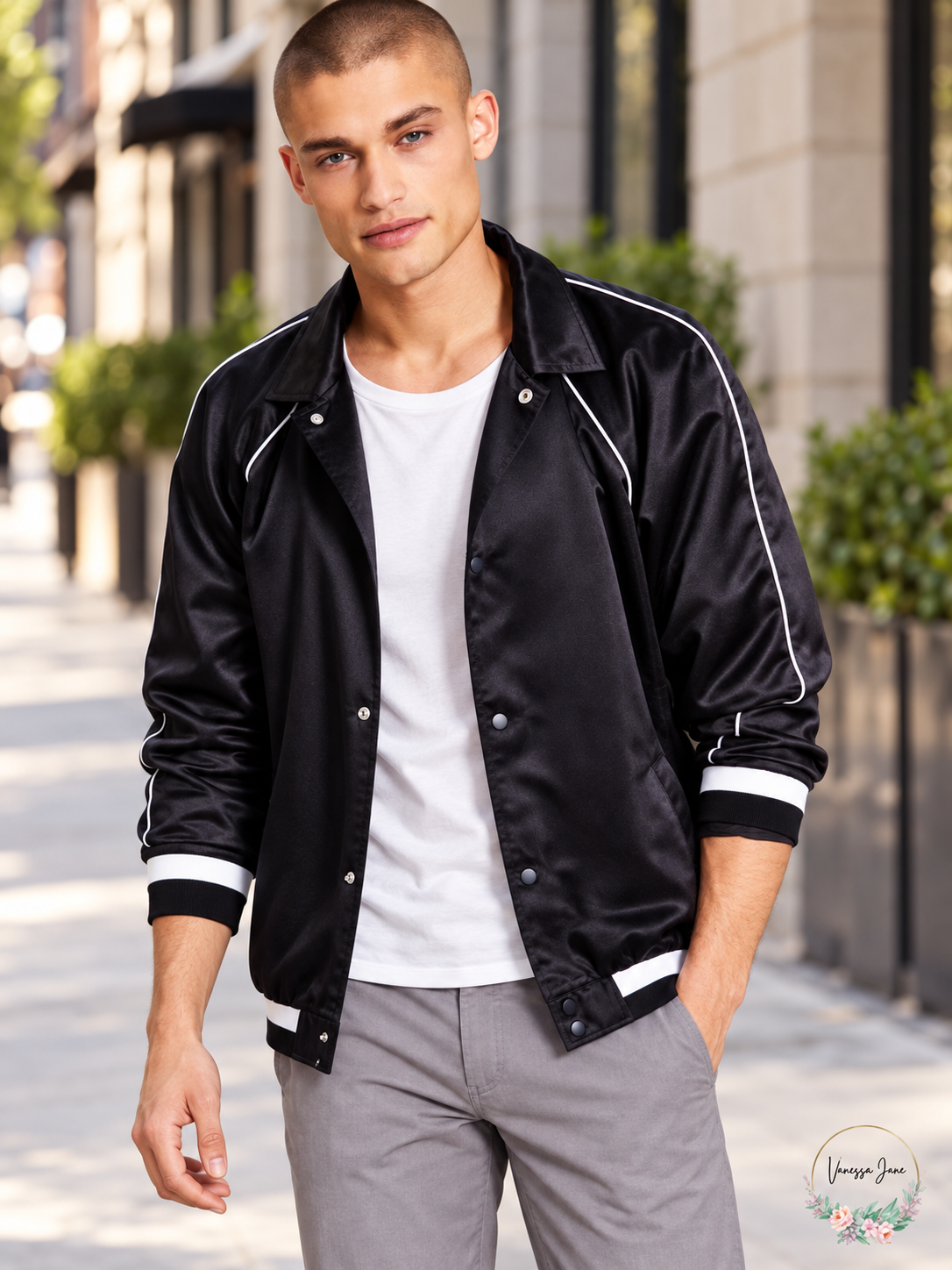 And Now This coach jacket black lifestyle