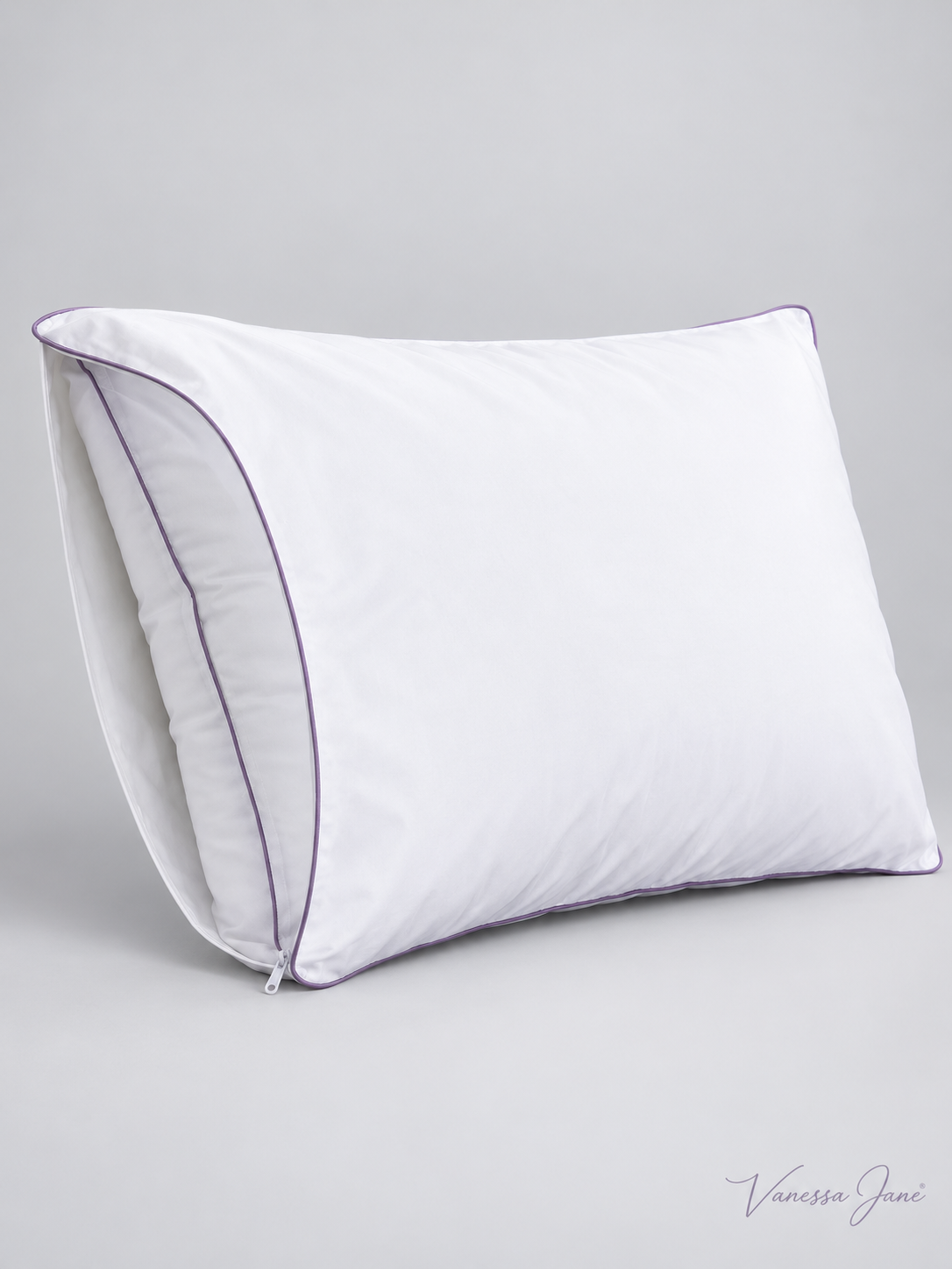 Allied Home Lavender Infused Cotton Pillow Protector Standard 20 x 26 — white stock