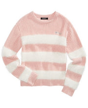 DKNY Big Girls Striped Eyelash Sweater, Size Large -12