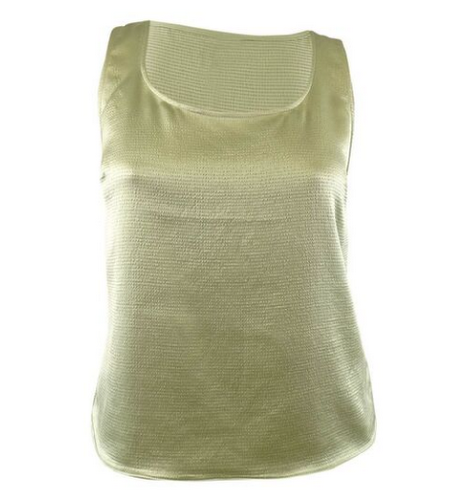 Lauren Ralph Lauren Sleeveless Satin Blouse, Size Large