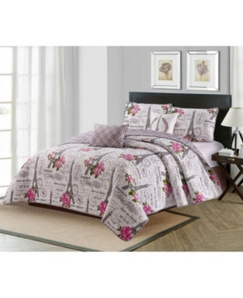 HARPER LANE Vintage Paris 5 Piece Quilt Set King