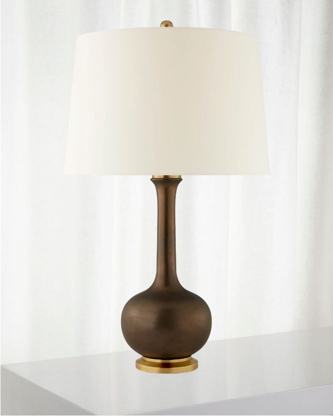 Christopher Spitzmiller Coy Medium Lamp, Brown