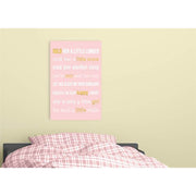 The Stupell Home Decor Collection Hold Her a Little Longer Pink Canvas Wall Art