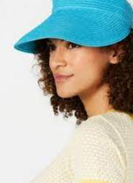 I.n.c. Women's Solid Straw Visor