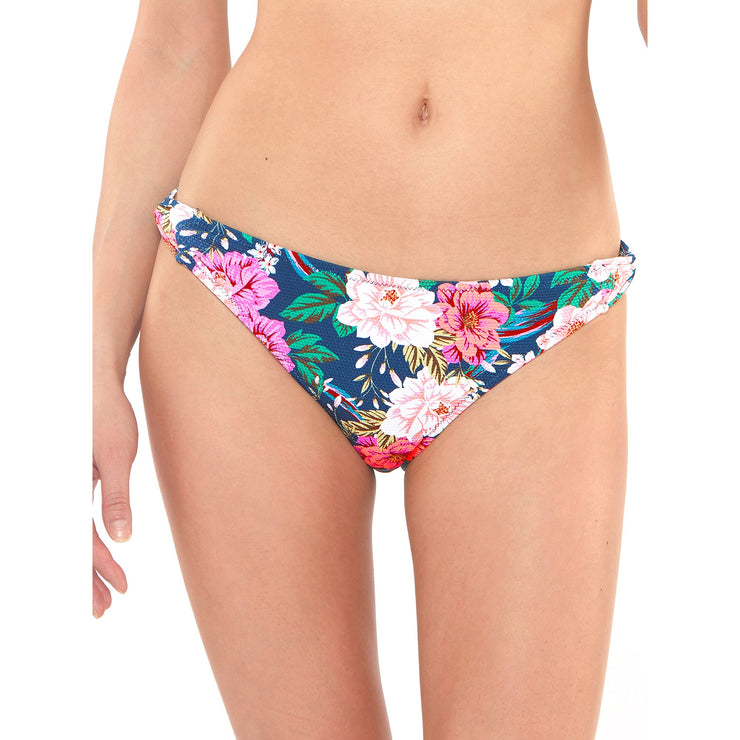 Jessica Simpson Womens Paradise Twisted Tab Hipster Bikini Bottom, Size Small