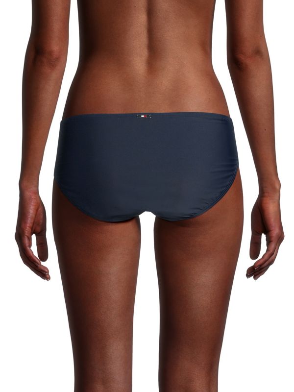 Tommy Hilfiger Womens Skinny Colorblock Bikini Bottom – Sky Captain