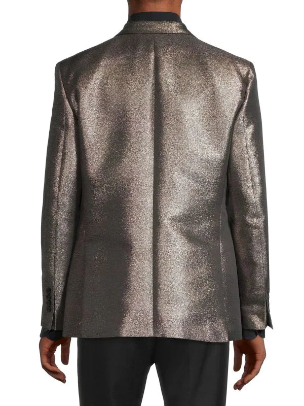 Tallia Men’s Regular-Fit Metallic Sportcoat – Gold – Size 38 S