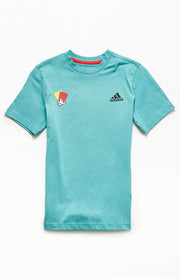 Adidas Big Boys Mascot Number Graphic T-Shirt
