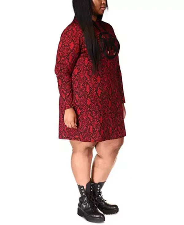 Michael Michael Kors Plus Size Printed Hoodie Dress