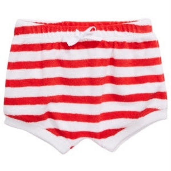 First Impressions Baby Girls Striped Bloomer Shorts, Size 0/3Months