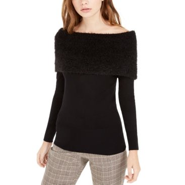 Bcx Juniors Off-the-Shoulder Sweater, Size Medium