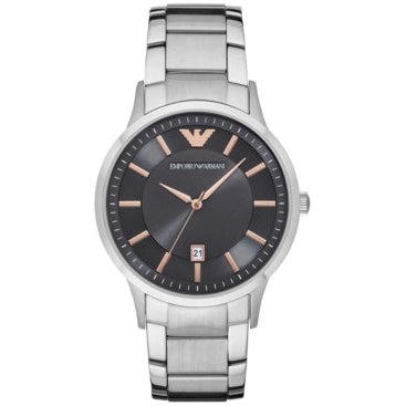 Emporio Armani Renato Quartz Black Dial Mens Watch AR11179