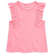 First Impressions Baby Girls Ribbed Ruffle Top, Choose Sz/Color