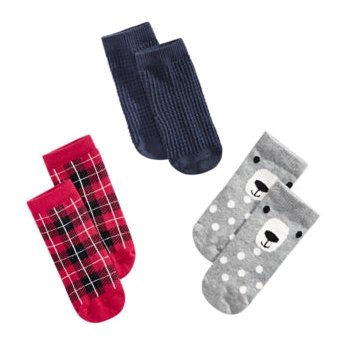 First Impressions Baby Boys 3-Pk. Outdoor Socks, 6-12Mo