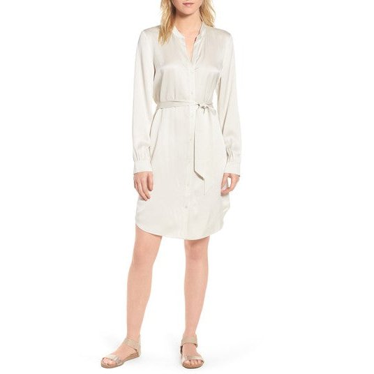 Eileen Fisher Silk Shirtdress, Size XL