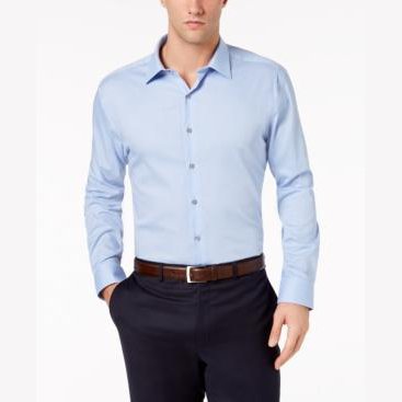 Alfatech by Alfani Mens Athletic Fit Dress Shirts