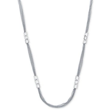 Alfani Link and Multi-Chain Strand Necklace