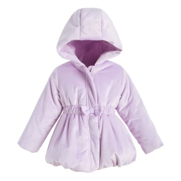 First Impressions Baby Girls Velvet Bubble Coat, 6/9 Months