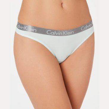 Calvin Klein Underwear Womens Radiant Cotton Thong