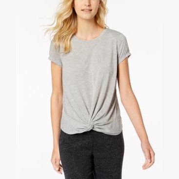 Calvin Klein Twist-Front Top Energy ,Size Medium