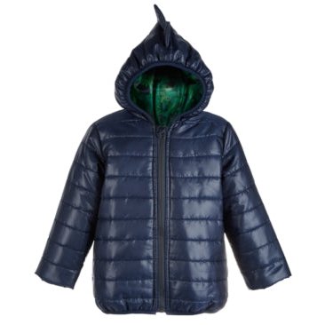 First Impressions Baby Boys Hooded Dinosaur Puffer Jacket, Size 6/9 Months