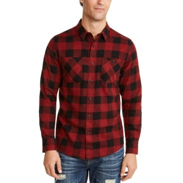 American Rag Mens Austin Check Shirt