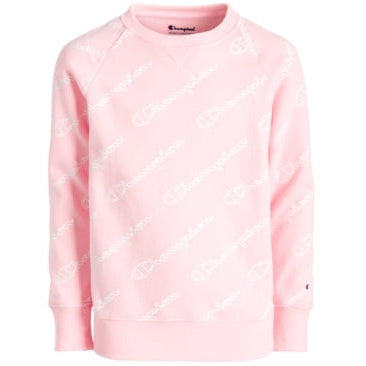 Champion Girls Script-Print Sweatshirt