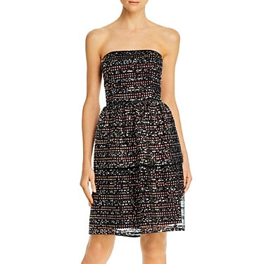 Aidan by Aidan Mattox Strapless Sequined Dress, Size 2