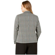 Anne Klein Women's Plus Houndstooth Office One-Button Blazer Size 22W