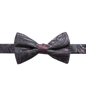 Ryan Seacrest Distinction Mens Reversible Pre-Tied Bow Tie