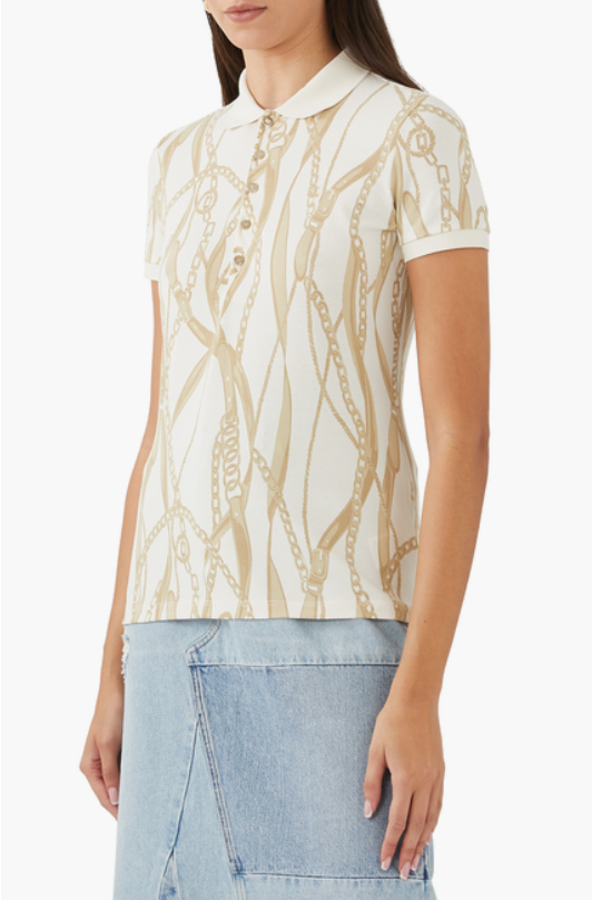 Lauren Ralph Lauren Short Sleeve Pique Polo Shirt, Size XL