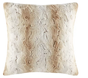 Madison Park Marselle Faux Fur Square Throw Pillow, 20X20