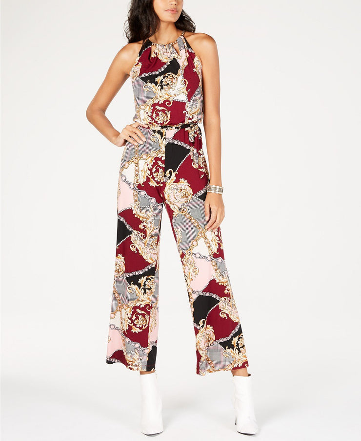 Thalia Sodi Chain-Strap Jumpsuit, Size Medium