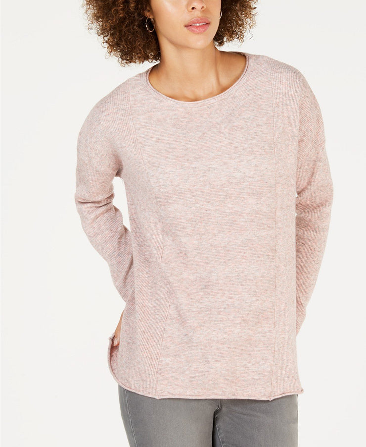 Style & Co Mixed-Rib Sweater