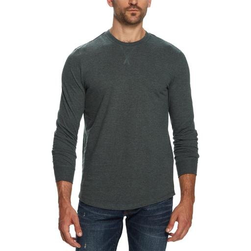 Weatherproof Mens T-Shirt Waffle Knit Long Sleeve Tee