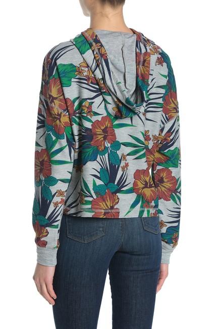 Pretty Rebel women's Good Vibes Tropical Hoodie, Size Small