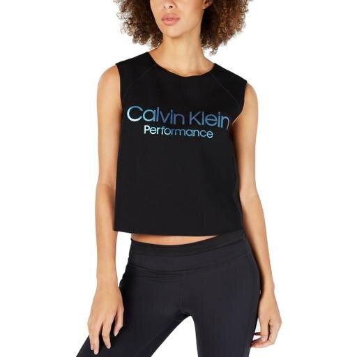 Calvin Klein Performance Womens Cropped Active Wear Tank Top