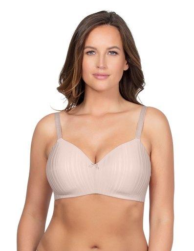 Parfait P5252 Full Figure Womens Aline Wire Free Padded Bra, 34H/Nude