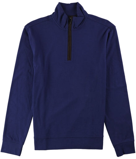 Tasso Elba Mens Piped 1/4 Zip Pullover Sweater