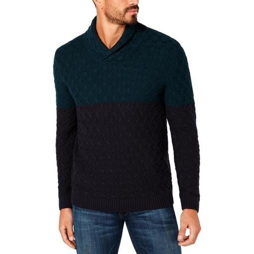 Tasso Elba Mens Cable Knit Sweater