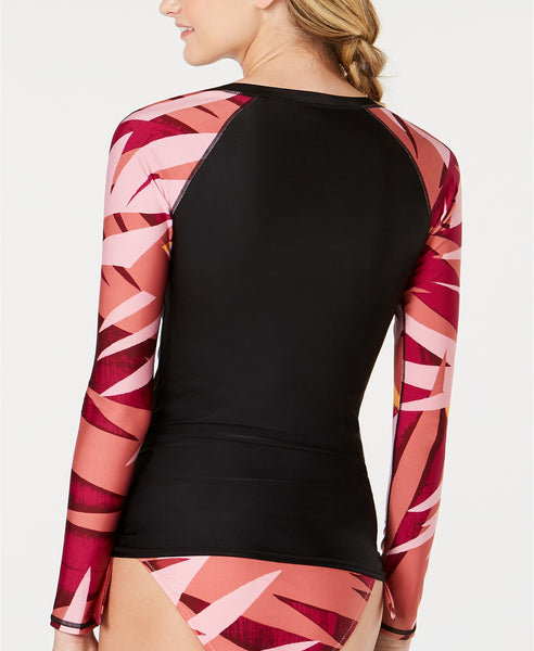 Jane Rash Guard Girl Volcom Women's Printed Rash Guard Swimsuit, Size Small – Vanessa Jane