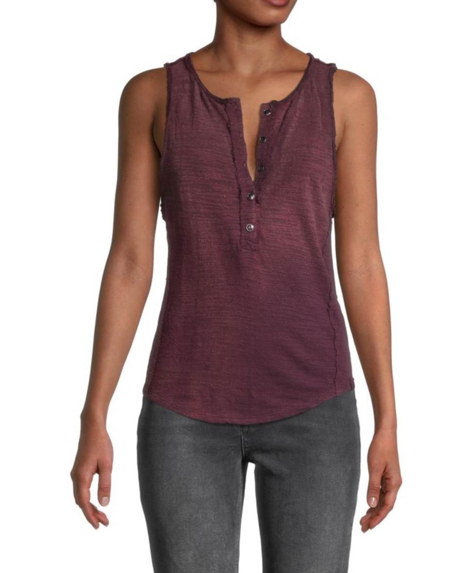 Free People Slim and Simple Slub JerseyTank