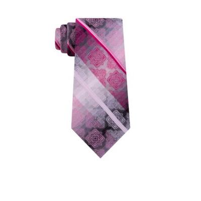 Van Heusen Ombre Medallion Stripe Tie, OS/Pink