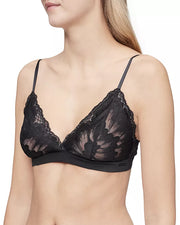 Calvin Klein Hibiscus Lace Unlined Bra, Size XS