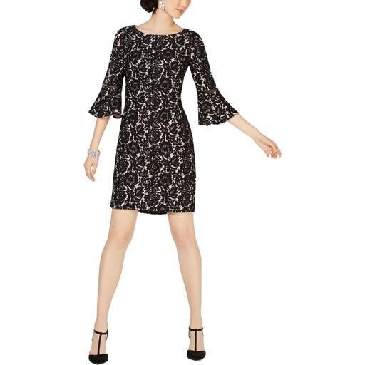 Jessica Howard Dress Pink Sheath Floral Bell Sleeve,Size 10 Vanessa Jane Jessica Howard Dress Pink Sheath Floral Bell Sleeve,Size 10 Vanessa Jane