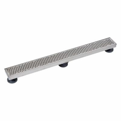 Oatey Designline 28 in. Linear Shower Drain Wave Grate in Stainless Steel, Silve