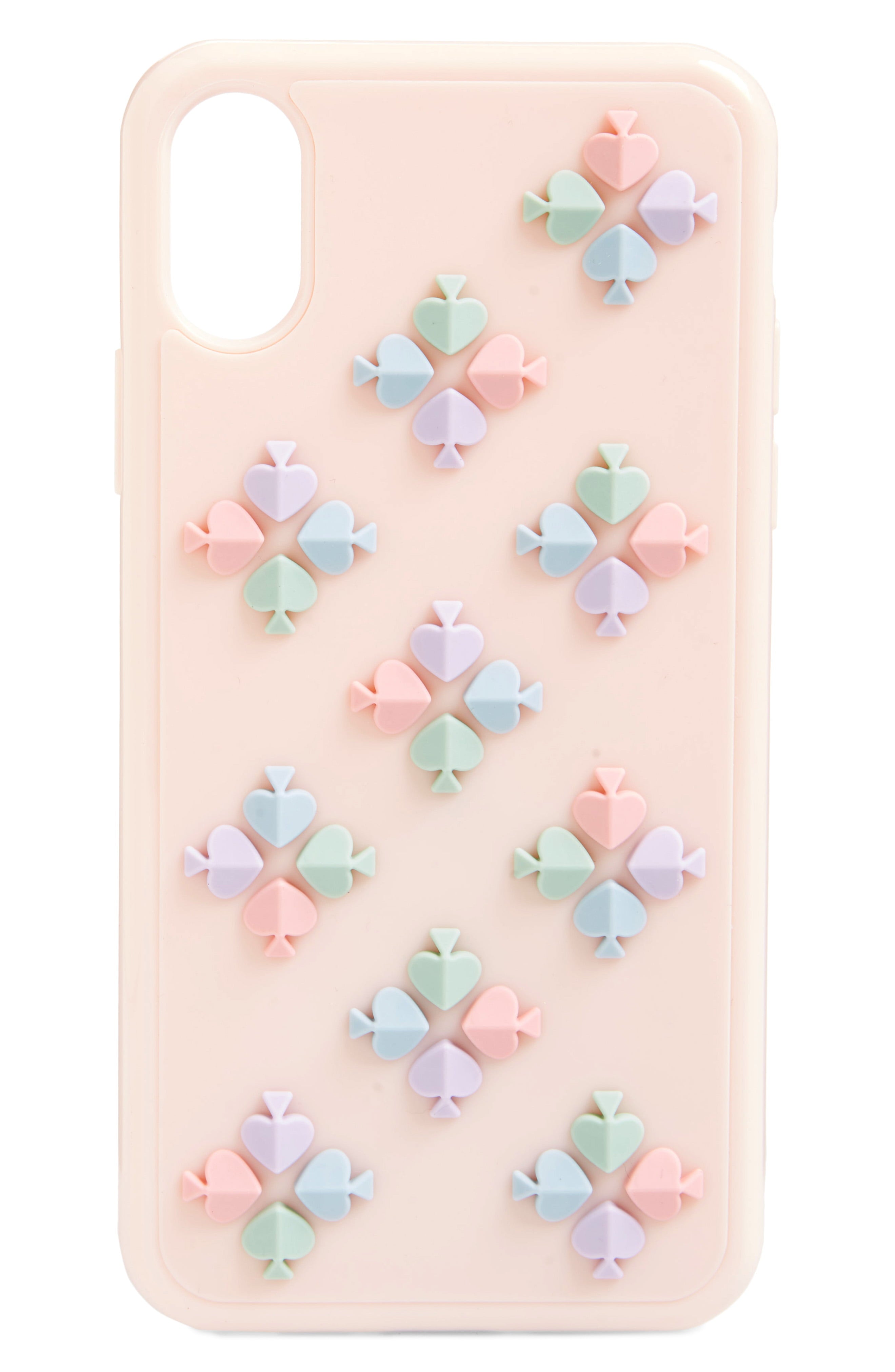 Kate Spade New York Silicone Spade Flower Phone Case for iPhone XS Max (Multi) C