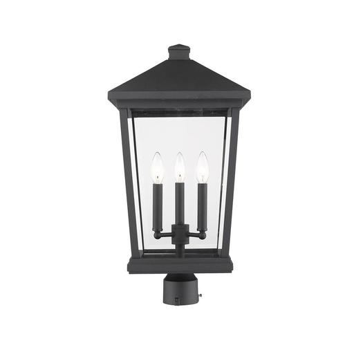 Z-Lite 568PHXLR Beacon 3 Light 24-in Tall Outdoor Single Head Post Light