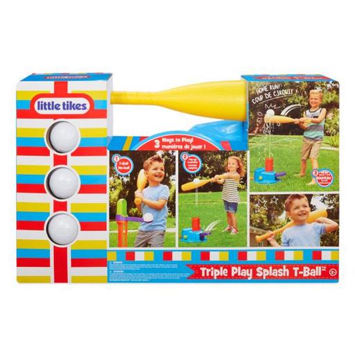 Little Tikes 3-in-1 Triple Splash T-Ball Set with 3 Balls